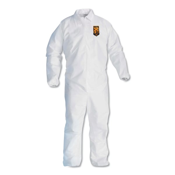 Coveralls, White, Size XL
